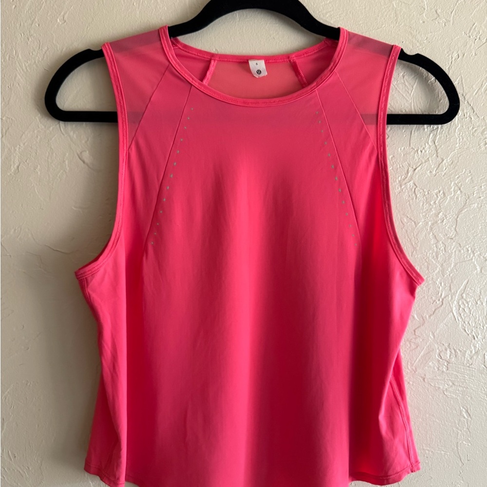 Lululemon Athletica Bright Pink Tank Top